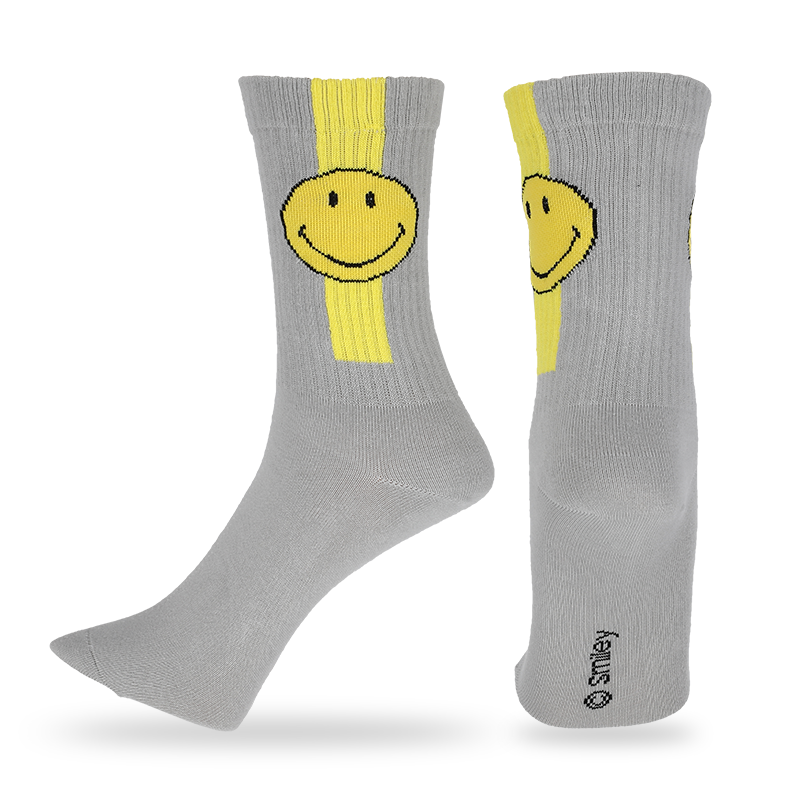 Prispôsobené pánske neformálne ponožky so vzormi a písmenami smajlíkov emoji, ktoré sú vyrobené z vysoko kvalitnej bavlny, takže ponožky sú mäkké, pohodlné, odolné, priedušné a teplé.